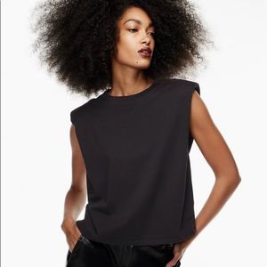 NWT Babaton Shoulder Pad Tank